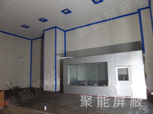 高壓局放屏蔽大廳的裝置組成情況