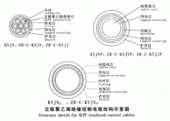 KYJV，KYJVP，KYJV22額定電壓0.6/1kV交聯聚乙烯絕緣控制電纜